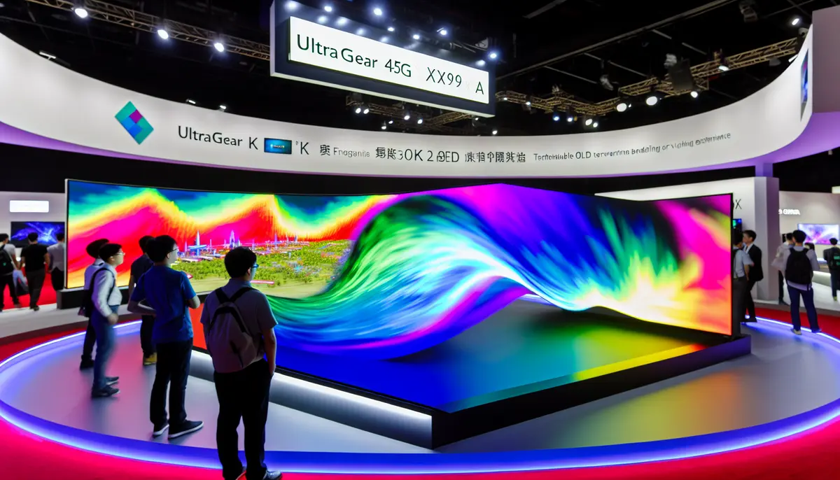 LG Unveils the Revolutionary UltraGear 45GX990A Bendable OLED Display at CES 2025